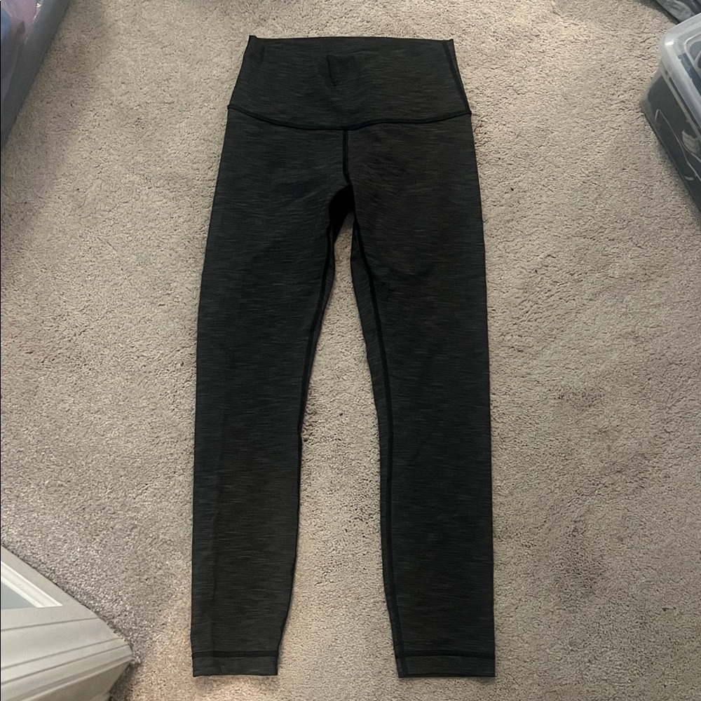 lululemon wunder under 25” luxtreme heathered space grey 6